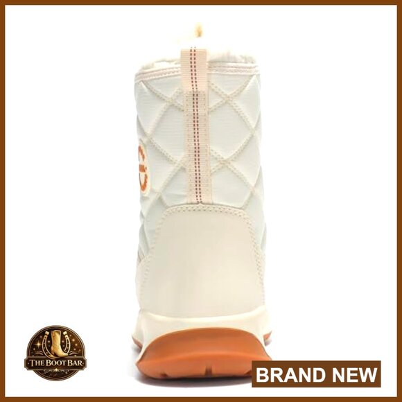 Leather Snow Boots with Faux Fur Trim, Waterproof Winter Ankle Boots - Picture 5 of 6